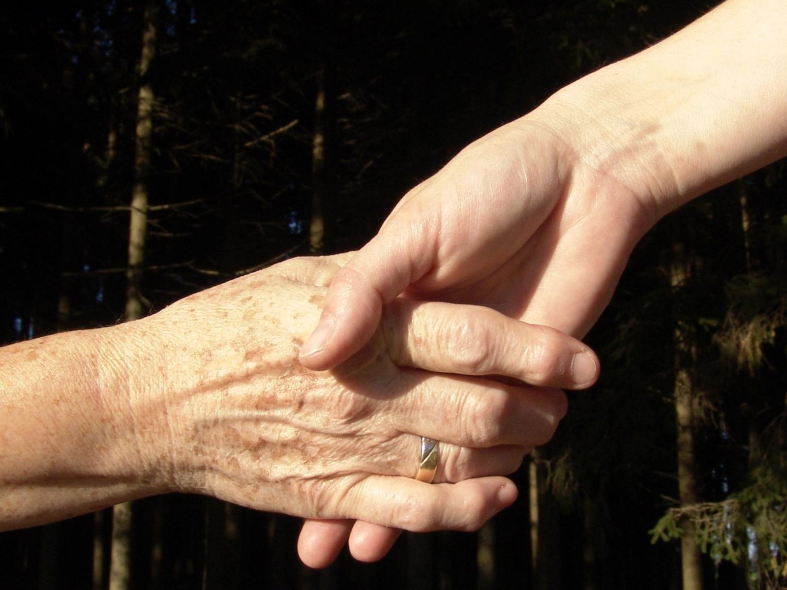 helfende Hand