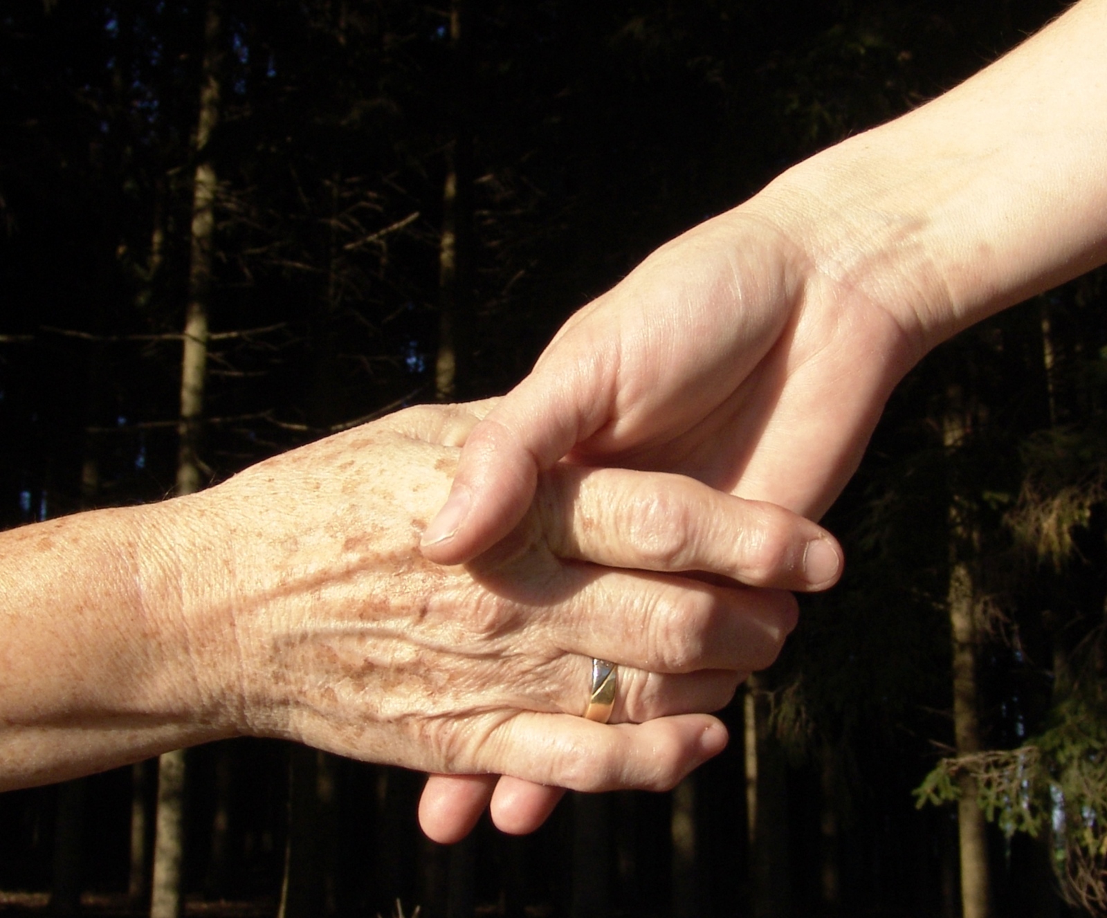 helfende Hand
